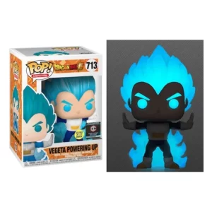 Funko Pop! Animation Dragonball Vegeta Powering Up Glow In Dark Exclusive #713