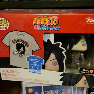 Funko Pop! Set figura + Polo en caja : Naruto Madara w/ Weapons - talla xl