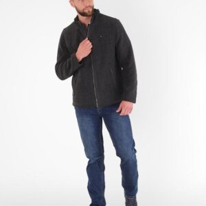 POLERÓN POLAR TOMMY HILFIGER FLEECE 156AF185 TALLA L - NEGRO