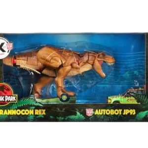Transformers Collaborative Crossover Mashup Jurassic Park Tyrannocon Rex y JP93