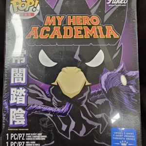 Funko POP! Camiseta y figura My Hero Academia Tokoyami [Metálica]Talla M