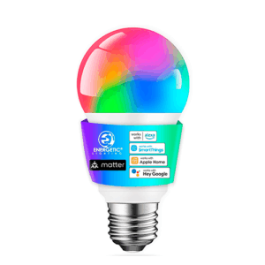 Bombilla LED inteligente Matter A19 compatibles con Alexa, Apple Home, Google Home y SmartThings- 110v