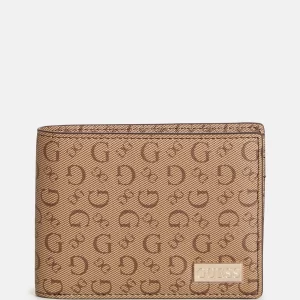 Billetera GUESS carter logo bifold wallet