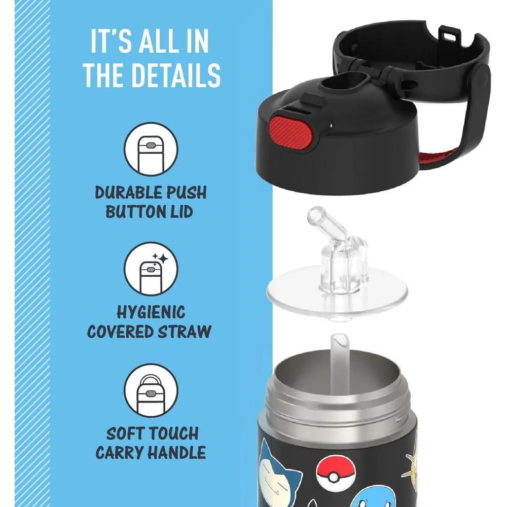 Botella Thermos FUNTAINER, Pokémon, mantiene frío 12 horas - Imagen 3