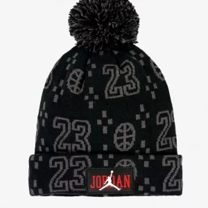 Gorro Jordan con pompón y puños