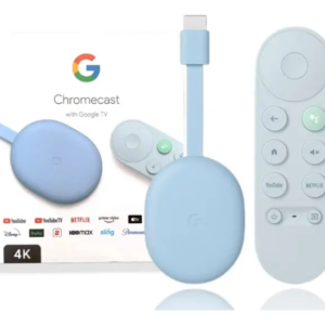 Google Chromecast TV 4K 4Th Generación - color celeste