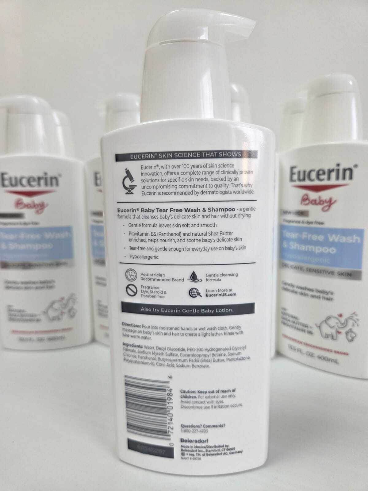 Eucerin Baby Baño y Shampoo 400ml - Imagen 2